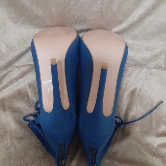 Bella Marie blue booties size 7 - Picture 8 of 11